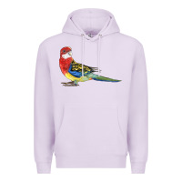 Lilac Rosella Bird Premium Hoodie - LillyAllenDesigns