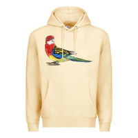 Pina Colada Rosella Bird Premium Hoodie - LillyAllenDesigns