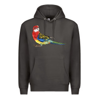 Smoke Rosella Bird Premium Hoodie - LillyAllenDesigns