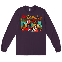 Plum birthday diva Long Sleeve Tee - RanaPortraitStore