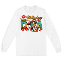 White birthday diva Long Sleeve Tee - RanaPortraitStore