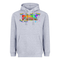 Heather Grey lgbtq pride  libbey glass Heavyweight Hoodie - HRA Design Shop