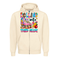 Sandshell rolling into third grade Zipper Hoodie - texasbilliewilder