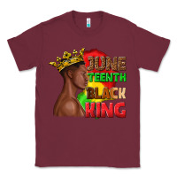 Burgundy juneteenth black king Classic Tee - texasbilliewilder