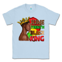 Dusty Blue juneteenth black king Classic Tee - texasbilliewilder