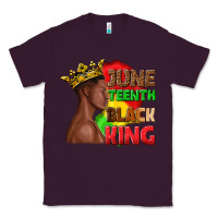 Plum juneteenth black king Classic Tee - texasbilliewilder