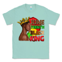 Seafoam juneteenth black king Classic Tee - texasbilliewilder