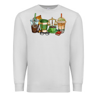 Dove Grey lawyer coffee cups Premium Sweatshirt - AdoDesignShop