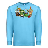 Ocean Blue lawyer coffee cups Premium Sweatshirt - AdoDesignShop