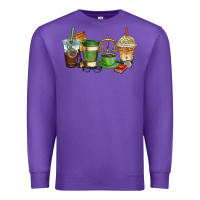 Purple lawyer coffee cups Premium Sweatshirt - AdoDesignShop