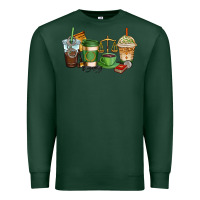 Sports Green lawyer coffee cups Premium Sweatshirt - AdoDesignShop