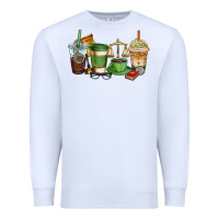 White lawyer coffee cups Premium Sweatshirt - AdoDesignShop
