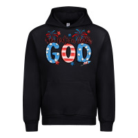 Black one nation under god Urban Hoodie - MaliasSmallBusiness