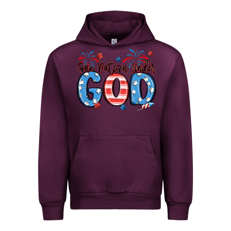 One Nation Under God Urban Hoodie by MaliasSmallBusiness | Teevron