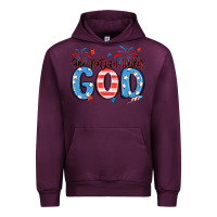Mauve Wine one nation under god Urban Hoodie - MaliasSmallBusiness