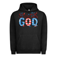 Pigment Black one nation under god Urban Hoodie - MaliasSmallBusiness