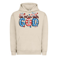 Pigment French Oak one nation under god Urban Hoodie - MaliasSmallBusiness