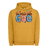 Pigment Peanut Butter one nation under god Urban Hoodie - MaliasSmallBusiness