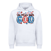 White one nation under god Urban Hoodie - MaliasSmallBusiness
