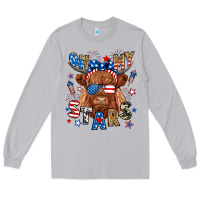 Moon Dust oh my stars highland cow Long Sleeve Tee - RanaPortraitStore