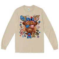 Oh My Stars Highland Cow Long Sleeve Tee | Teevron