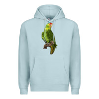 Blue Mist New Zealand Paraket Parrot Premium Hoodie - LillyAllenDesigns