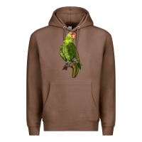 Chestnut New Zealand Paraket Parrot Premium Hoodie - LillyAllenDesigns