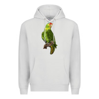 Dove Grey New Zealand Paraket Parrot Premium Hoodie - LillyAllenDesigns