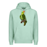 Seafoam New Zealand Paraket Parrot Premium Hoodie - LillyAllenDesigns