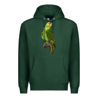 Sports Green New Zealand Paraket Parrot Premium Hoodie - LillyAllenDesigns