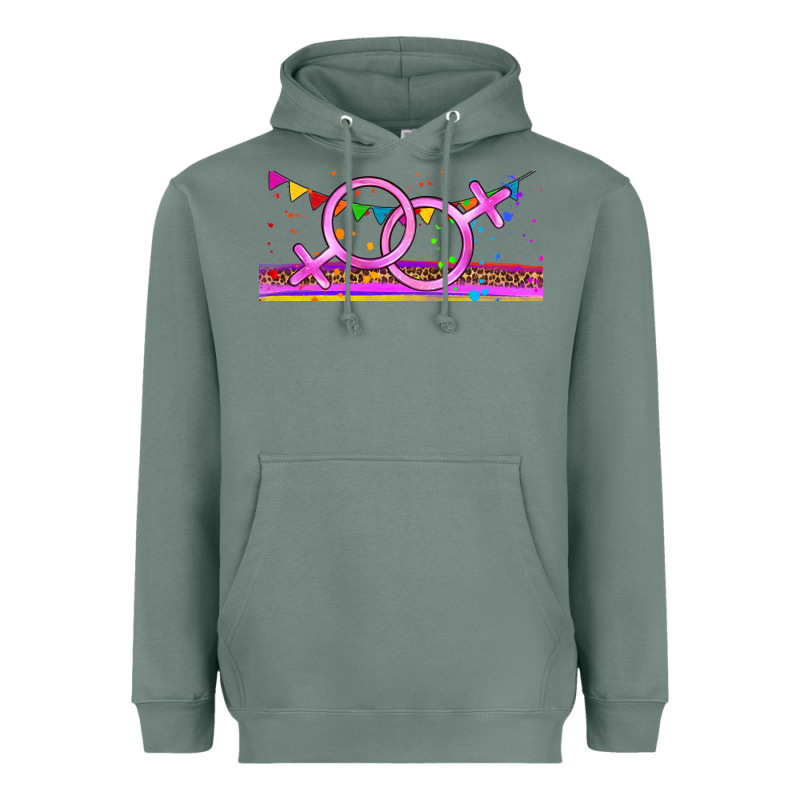 Lgbtq Lesbian  Libbey Glass Heavyweight Hoodie by HRA Design Shop | Teevron