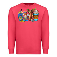 Cardinal hannukah coffee cups Premium Sweatshirt - AdoDesignShop