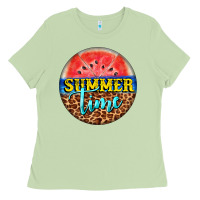 Matcha summer time watermelon Ladies Tee - BarkalooDesign