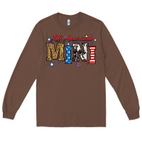 Chestnut all american mini Long Sleeve Tee - RanaPortraitStore