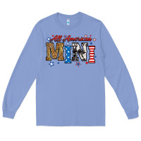 Colony Blue all american mini Long Sleeve Tee - RanaPortraitStore