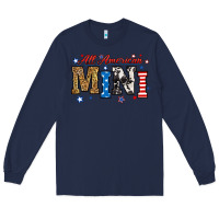 Navy all american mini Long Sleeve Tee - RanaPortraitStore