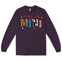 Plum all american mini Long Sleeve Tee - RanaPortraitStore