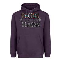 Plum Racing Is My Favorite Season Heavyweight Hoodie - CowhideDigitalArt