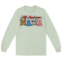 Matcha all american mama Long Sleeve Tee - RanaPortraitStore