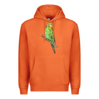 Carrot Budgeriar Bird Parrot Premium Hoodie - LillyAllenDesigns