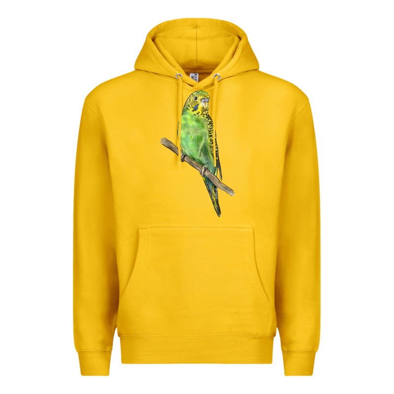 Budgeriar Bird Parrot Premium Hoodie by LillyAllenDesigns | Teevron