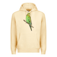 Pina Colada Budgeriar Bird Parrot Premium Hoodie - LillyAllenDesigns