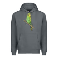 Rock Budgeriar Bird Parrot Premium Hoodie - LillyAllenDesigns