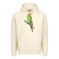 Sandshell Budgeriar Bird Parrot Premium Hoodie - LillyAllenDesigns