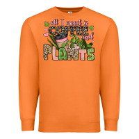 Carrot all i need is coffee and plants Premium Sweatshirt - JahusDesignShop