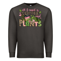 Smoke all i need is coffee and plants Premium Sweatshirt - JahusDesignShop