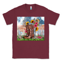 Burgundy christian western Classic Tee - Zillion Design Studio