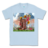 Dusty Blue christian western Classic Tee - Zillion Design Studio