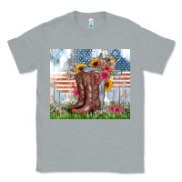 Heather Grey christian western Classic Tee - Zillion Design Studio