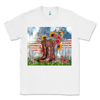 White christian western Classic Tee - Zillion Design Studio